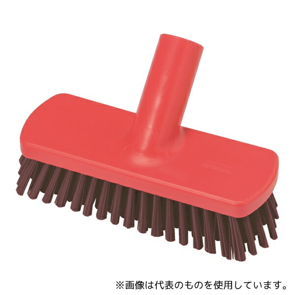 高砂 57782 HPMデッキ磁性ブラシヘッド 20cm 赤(R)