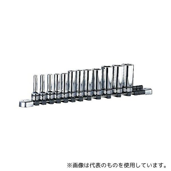 ネプロス NTB3L12A 9.5sq.ディープソケットセット(12コ組) 差込数9.5mm 6角