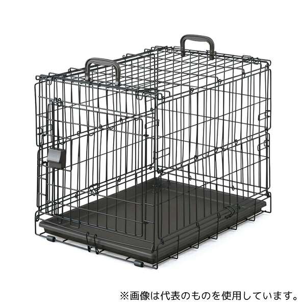 アイリスオーヤマ OKE-600R 折りたたみケージ アイアンブラックカラー