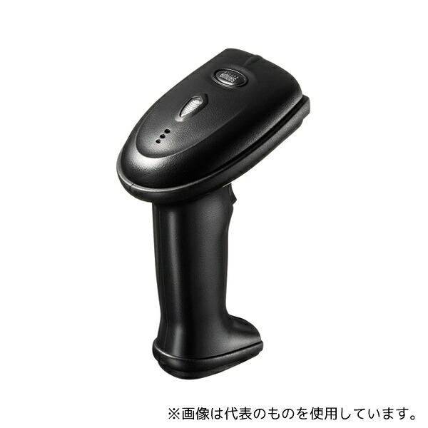 サンワサプライ BCR-WL1D1BK 2.4Gワイヤレス1次元バーコードリーダー