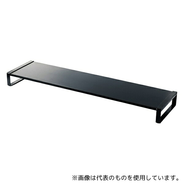 サンワサプライ MR-LC209BKN スチール製机上ラック(W1000) ブラック