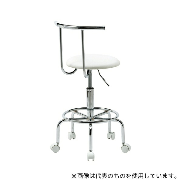 サンワサプライ SNC-RD8W カウンターチェア ホワイト
