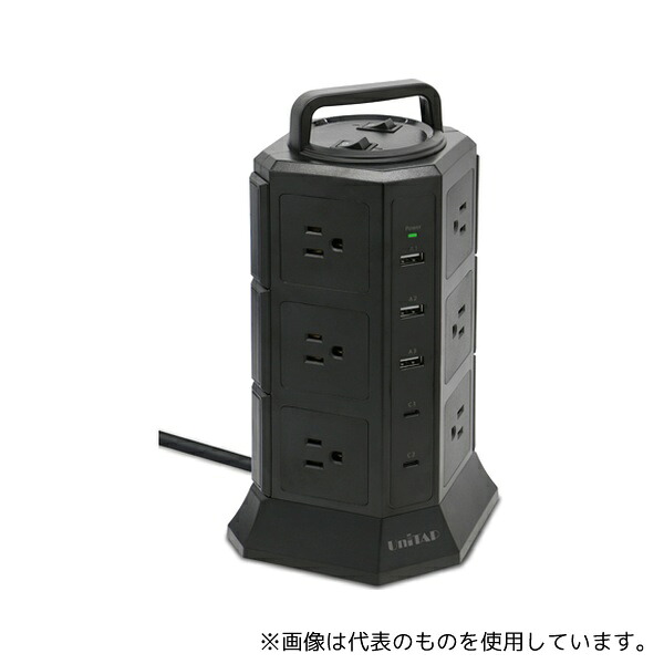 プリンストン PPS-PD65TW タワー型OAタップ