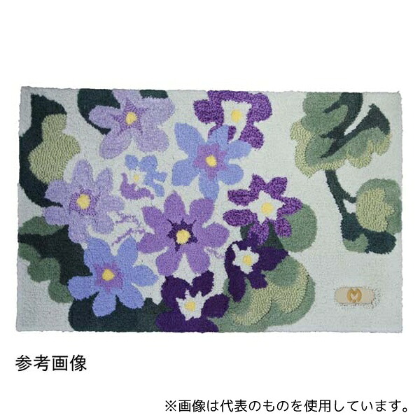 スミノエ 14345358 ミラショーン 玄関マット MSアジサイ 70×120cm パープル | ミラショーン 玄関マット アジサイ 玄関マット 70×120 アジサイ 紫陽花 パープル フラワー 花 おしゃれ インテリア 滑り止め 防ダニ加工 手洗いウォッシャブル カーペット イダリア ミラノ
