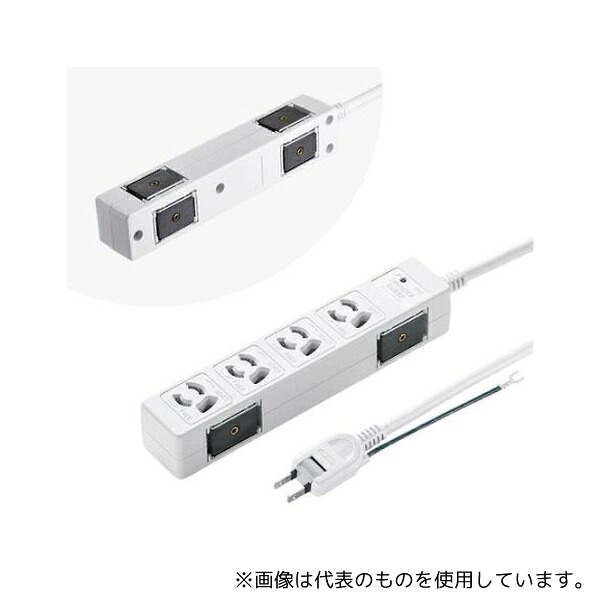 サンワサプライ EA815GM-405 3m タップ(4口/2P/マグネット付/雷ガード)
