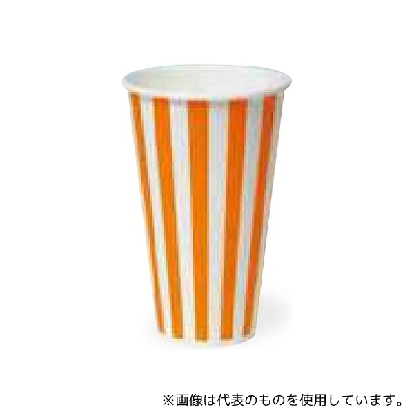 東缶興業 SCM-400PP マニュアル用紙コップ ストライプ 83.4×129.6×50.5mm 1400個入