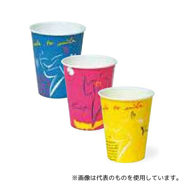 東缶興業 SCV-275P ベンディング用紙コップ スマイル&ハート 76.8×92.3×52.6mm 2500個入