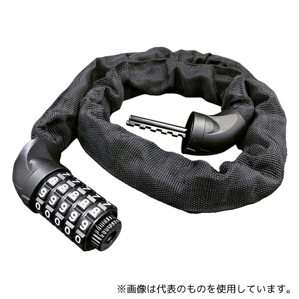 池商 MP-LK10 ダイヤル式チェーンロック 5桁ダイヤル ブラック