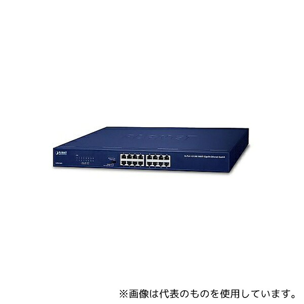 PLANET Technology GSW-1601 16ポート 10/100/1000BASE-T ギガビットイーサネットスイッチ