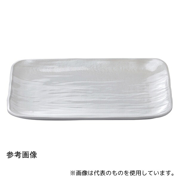 福井クラフト 51098900 尺2 長角大宝盛皿 ホワイトアクア