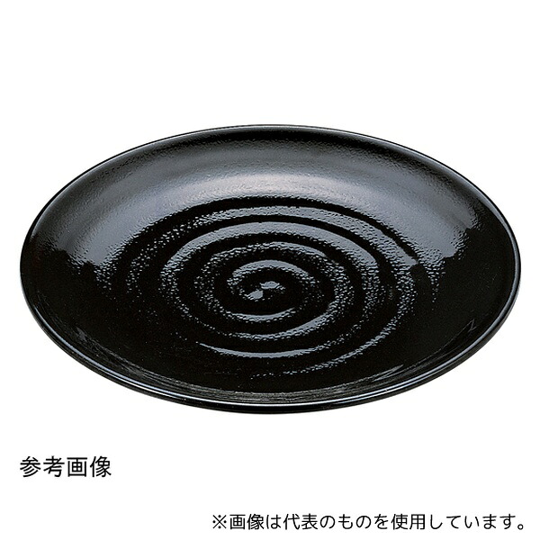 福井クラフト 55004180 尺1寸 神竜盛鉢 黒パール