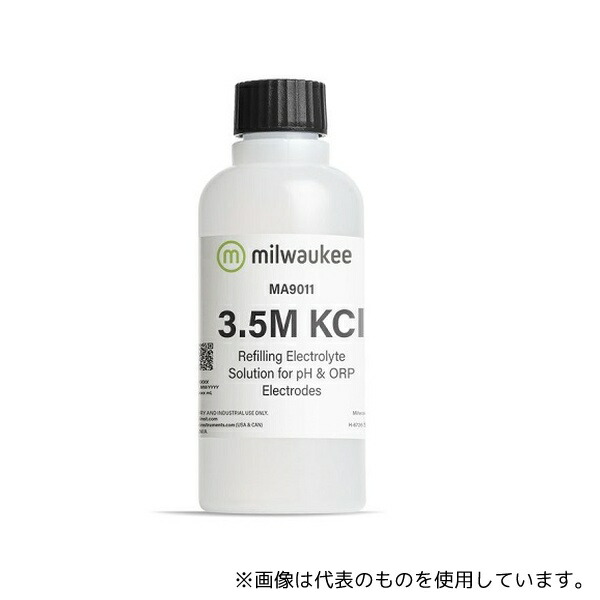 Milwaukee MA9011 比較電極内部液 3.5M KCL 230mLボトル