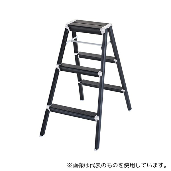 長谷川工業 16527 現場で使える踏台 ブラック 0.79m