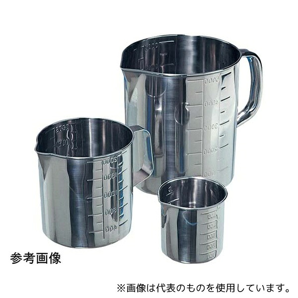 オオモリ OM49-08 プレス口付ビーカー 手付 5L