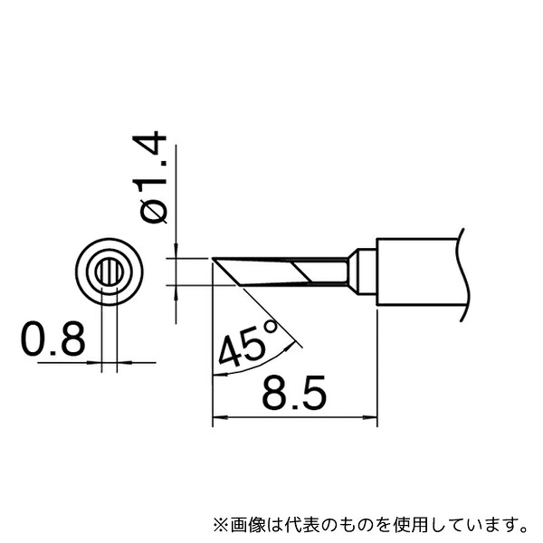 白光(HAKKO) T30-KN こて先 KN型 T30シリーズ