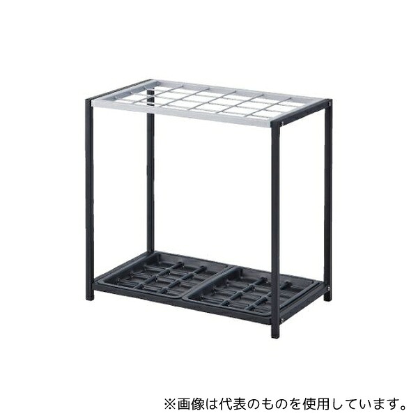 アズワン LFM5342BK24 スタンダード傘立てラックN24本用