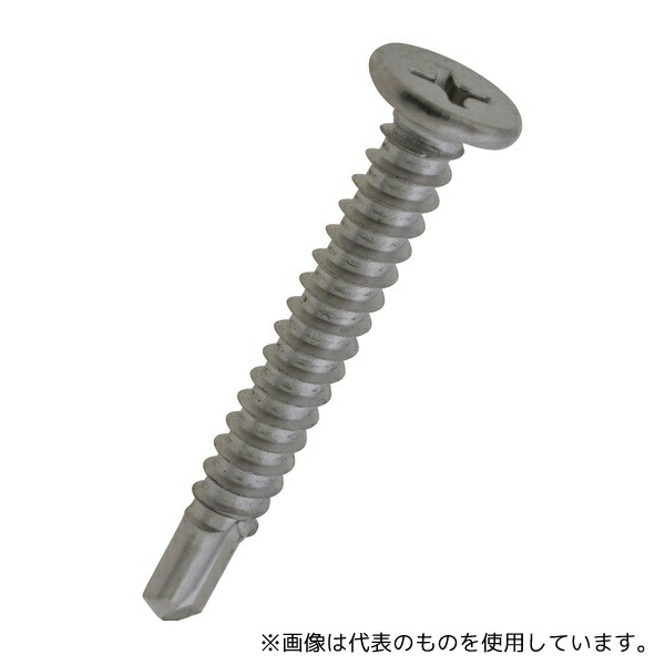 八幡ねじ ステン超低頭ドリルねじJS 4×16 1セット(100個×4パック入)