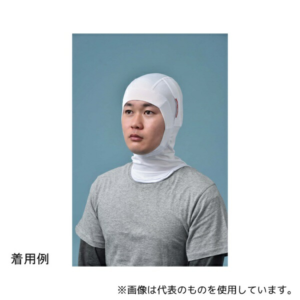 国立 FF420C フルフェイスインナーキャップ(メガネスロット付き)ホワイト フリー 1袋(10枚入)