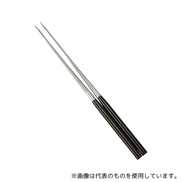 金口製作所 2305370 純チタン 黒檀柄盛箸(ステン口)180mm 2718