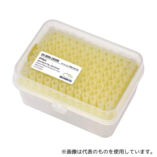 ニチリョー 00-MRN-200RB Marine Tip(200μL)滅菌済 96本×10ラック [法人限定]