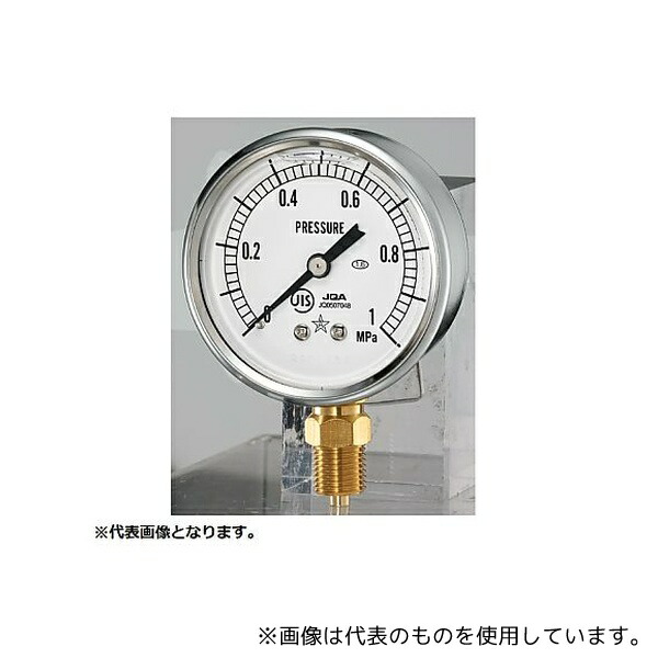 右下精器製造 G-AU1/4-60X40MPA グリセリン入圧力計(汎用品)(GLT-21-40MP)