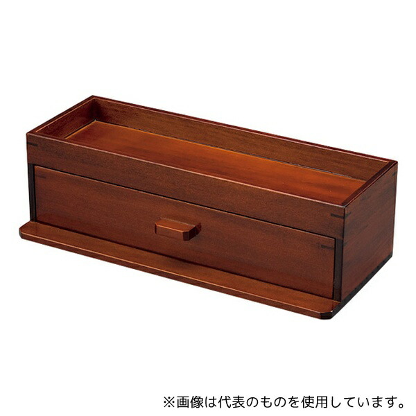 ヤマコー 15255 カスターand箸箱(ブラウン)