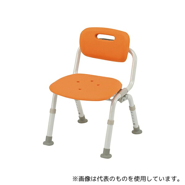 パナソニックエイジフリー PN-L42121D シャワーチェアミドルおりたたみN(ユクリア) ワンタッチ開閉 なし オレンジ