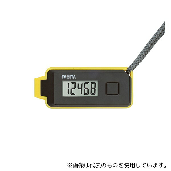 タニタ FB-738-BK 歩数計(防災用ホイッスル付き) ブラック画像