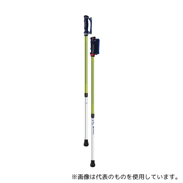 シナノ 650200 抗ウイルスあんしん2本杖 グリーン