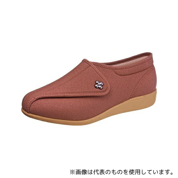 アサヒシューズ L011 リハビリシューズ(快歩主義・女性用) レンガストレッチ 22.5cm