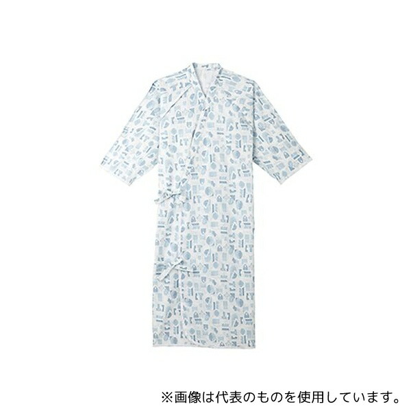 エンゼル(介護用品) 5074 ケアねまき ブルー L