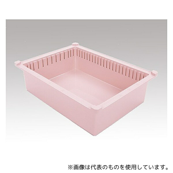 サカセ PT34-10 PE トレー(モジュールシリーズ) 34-10タイプ(深さ10cm)帯電防止 ピーチ