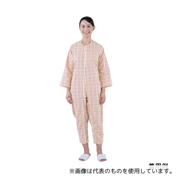 竹虎 106424 ソフトケアねまき両開きファスナー スリーシーズン だいだい L