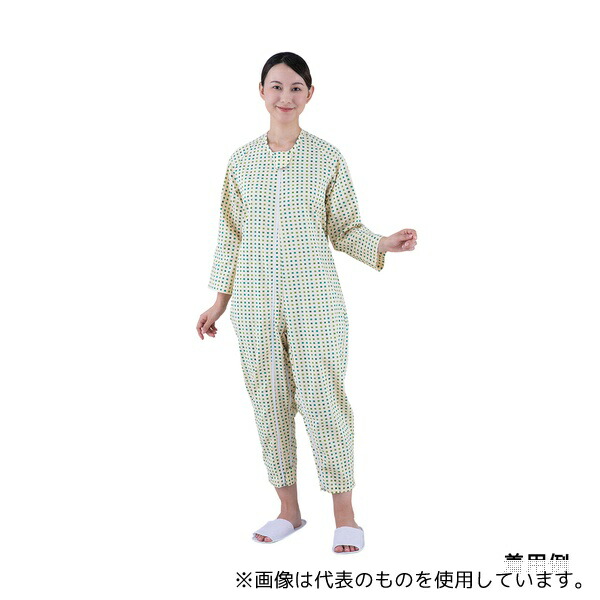 竹虎 106404 ソフトケアねまき両開きファスナー スリーシーズン みどり L