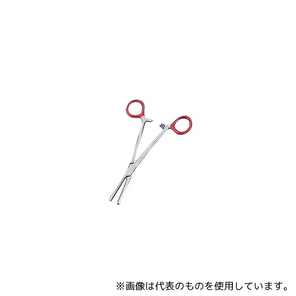 TAIYU(大祐医科工業) SPS-5019-R チューブ鉗子(カラーコーティング) 先端タテ筋 レッド 5,940円