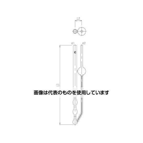 旭製作所 キャノン・フェンスケ粘度計(逆流形) 4802-12 1個