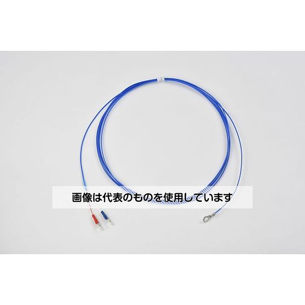 ThreeHigh 温度センサー【熱電対K】デュープレックス(先端溶接)タイプ(クラス2 フッ素樹脂被覆)-先端に丸端子付- TH-8181-1-M 入数：1本