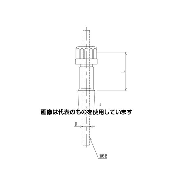 旭製作所 温度計ホルダー 35mm 適応管Φ6mm 3384-13-1M 入数：1個