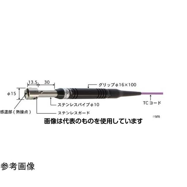 安立計器 静止表面用温度センサ A形シリーズ -50～500℃ タイプE ストレート、平行 30mm A-231E-00-1-TC1-ASP 入数：1本