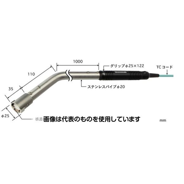 安立計器 耐久形高温表面用温度センサ HHTシリーズ -50～800℃ パイプ形状：45° Kタイプ HHT-42K-10-TC1-ASP 入数：1本