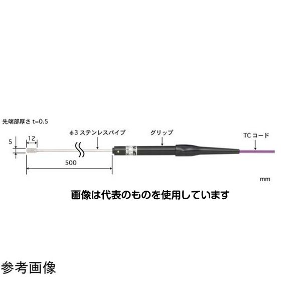安立計器 空気温度用センサ ATシリーズ -50～500℃ センサ形状：パイプ Eタイプ AT-30E-050-1-TC1-ASP 入数：1本