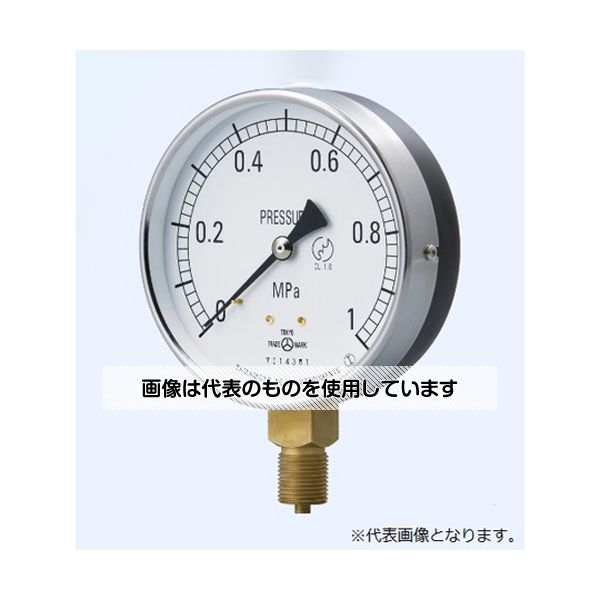 山本計器製造 圧力計(接続ネジG)AT3/8-75X1MPA 0717-01-0011080 入数:1個
