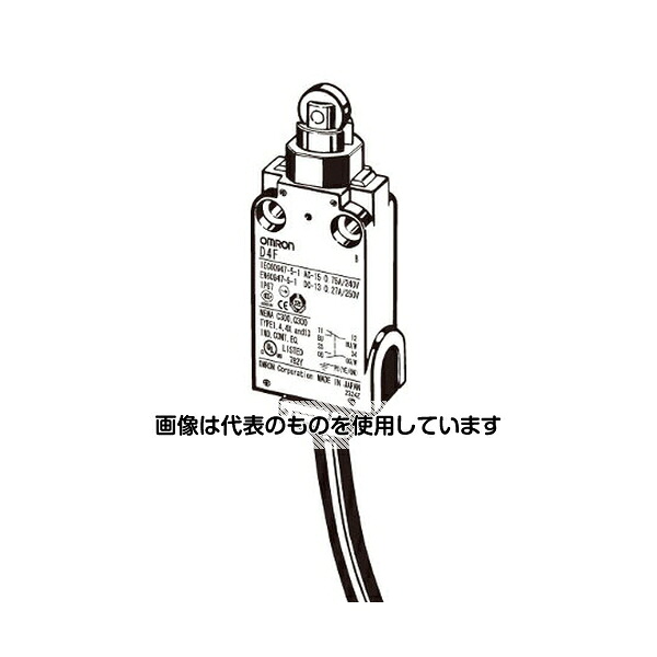 アズワン(AS ONE) 小形セーフティリミットスイッチ D4F D4F-302-3D 入数：1個