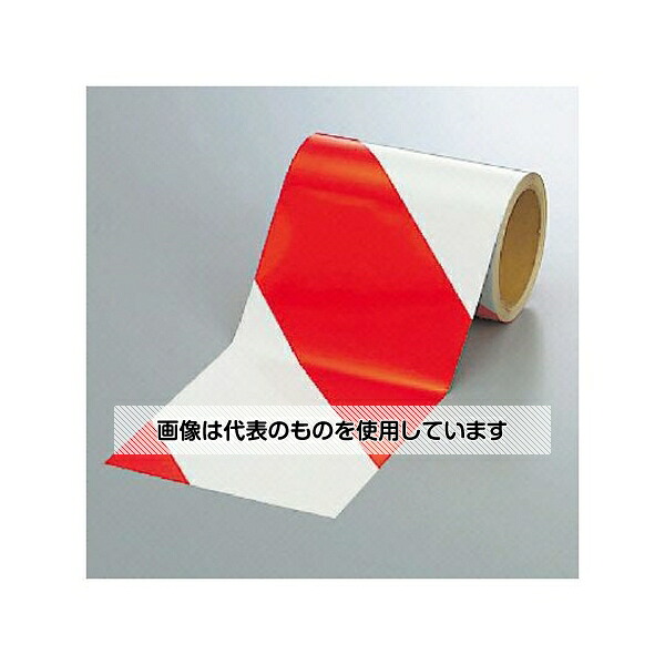 ユニット 反射トラテープ 赤/白 150mm幅×10m 374-13 入数:1巻|セミプロDIY店ファースト