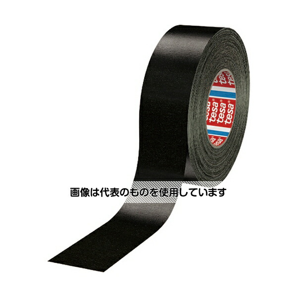 テサテープ 補修用布テープ 黒 50mmx25m 4651-50-25-B 入数：1巻