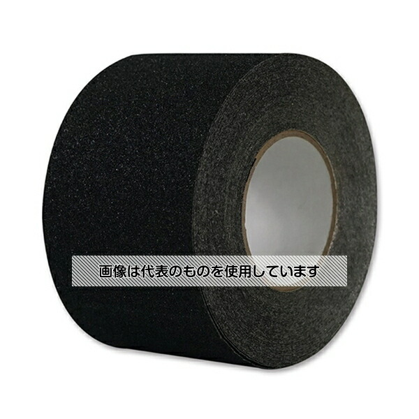 セーフラン安全用品 アルミ滑り止めテープ 黒 100mm×18m 14452 入数：1巻