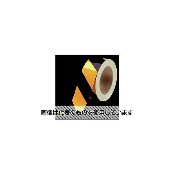 アズワン(AS ONE) エコクリーンラインテープ トラ 50mm 2巻 入数：1箱(2巻入)