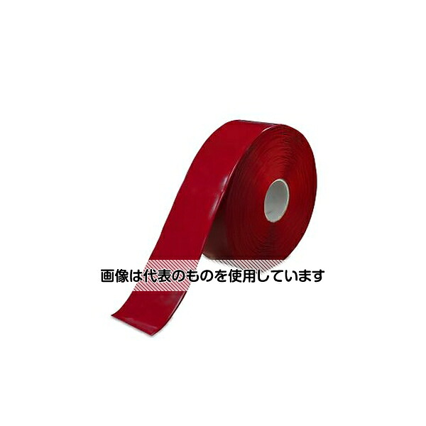 セーフラン安全用品 高耐久ラインテープ 赤 15002 入数:1個|セミプロDIY店ファースト