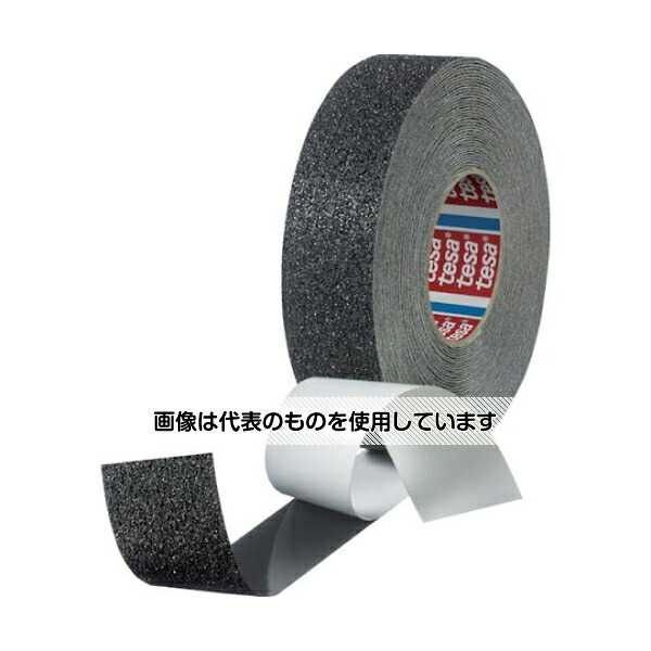アズワン(AS ONE) アンチスリップテープ 高耐久 テサ60954 黒 50mm×18m 60954-50-18 入数:1巻
