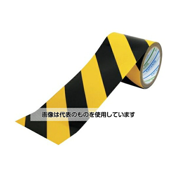 ダイヤテックス 再帰反射テープ 100mm×10m イエロー/ブラック RF-30-YB-100 入数：1巻